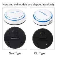 Robot Aspirador Automático E Inteligente Con Batería Usb – Abs Blanco, 18 Cm De Diámetro – Alimentación Por Usb