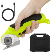 Tijeras Eléctricas Con Caja De Herramientas, Cortador De Cartón, Cortador De Rollo Inalámbrico, Batería De 4,2 V/2,0 Ah, Cortador Universal, Potentes Tijeras Inalámbricas Recargables Para Tela, Alfomb