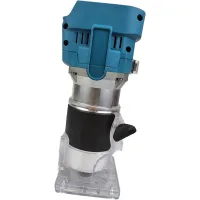 Fresadora Profesional Para Carpintería, Para Herramienta Eléctrica Sin Escobillas De 18 V, Manejo Con Una Sola Mano, 6 Velocidades, Anchos De Corte De 6 Mm Y 8 Mm, 700 W, Con 12 Brocas (batería No Inc