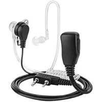 Auricular Acústico De Tubo De Aire Con Laringófono Para Baofeng Uv5r Bf-888s