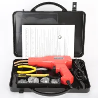Máquina De Soldadura De Plástico De 50 W Y 220 V, Con 200 Grapadoras Térmicas, Kit De Reparación De Soldadura De Plástico Para Reparación De Parachoques De Automóviles (rojo)