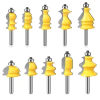 10 Piezas De Fresas De 8 Mm, Fresas Para Carpintería, Fresas Para Ranurar, Fresas De Carburo, Fresas Para Carpintería, Fresadora Eléctrica