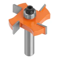 Juego De Fresas Para Madera En Forma De T De 8 Mm, Herramienta De Corte Para Carpintería, Color Naranja, Altura De La Hoja