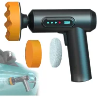 Kit De Pulidora Eléctrica Para Coche, Pulidora Inalámbrica De 2000 Mah, 50 000 Rpm, Herramienta Portátil Para Pulir Y Reparar Arañazos En Las Ventanas Del Coche.