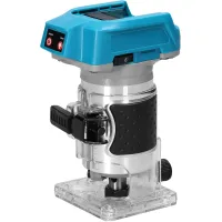 Fresadora Inalámbrica, 6 Velocidades Variables, 600 W, 18000 Rpm, Fresadora Eléctrica Con Luz Led, Diámetro Del Portabrocas De 6,35 Mm, Adecuada Para Trabajos De Carpintería Y Grabado Manual.