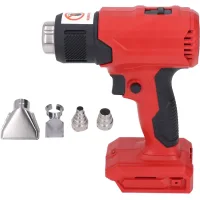 Pistola De Aire Caliente Portátil Con Batería De Litio Recargable, Para Cocinar Con Film Termoencogible (roja)