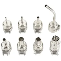 Kit De Boquillas Redondas Para Pistola De Aire Caliente De Acero, 8 Piezas, Pistola De Aire Caliente Portátil De 650 W Con Temperatura Ajustable (8 Boquillas 8858-i)