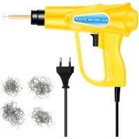 Grapadora Térmica De 70 W, Kit De Reparación De Parachoques De Coche Para Máquina De Soldadura De Plástico, 4 Tipos De Grapas: Planas/de Esquina Exterior/de Esquina Interior/onduladas, Reparación De S