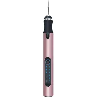 Bolígrafo De Grabado Eléctrico Compacto Y Recargable Con Un Eficiente Juego De Herramientas De Grabado, Apto Para Vidrio, Metal, Madera, Plástico Y Pulido.