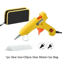 Pistola De Pegamento Termofusible De 20 W, Mini Pistola Para Bricolaje Doméstico, Herramienta De Reparación Termoeléctrica, Barras De Pegamento De 7 Mm Para Proyectos De Manualidades Y Reparaciones Rá