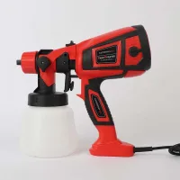 Pistola Pulverizadora Eléctrica Con Cable, 220 V, 850 W, 1,5 M De Longitud, Depósito De 1300 Ml, 5 Boquillas De Latón, 3 Patrones De Pulverización Y Filtro Para Uso Interior Y Exterior, Vallas, Terraz