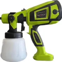 Pistola Pulverizadora De Pintura Eléctrica Hvlp De 700 W Con 5 Boquillas Y 3 Patrones De Pulverización. Depósito De 1400 Ml. Pistola Pulverizadora Fácil De Limpiar Para Muebles, Armarios, Vallas, Pare