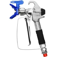 Pistola Pulverizadora Sin Aire Compatible Con Pulverizadores De Pintura Sin Aire, Incluyendo La Punta 517 Y La Boquilla Tipo Calabaza, 3600 Psi.