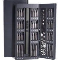 Kit De Mini Destornilladores Eléctricos 66 En 1, Herramientas De Reparación, Alta Precisión, Portátil, Con Luces Led Para Cámaras De Proyectos.