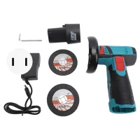 Mini Amoladora Angular Inalámbrica De 12 V, Abs, 900 G, 19500 Rpm, Batería De Iones De Litio Incluida, Funcionamiento Silencioso Para Cortar/lijar/pulir, 2 Discos De Repuesto.