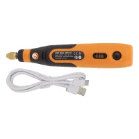 [herramienta Multifuncional] Mini Lápiz De Lijado Eléctrico De 3,6 V, 3 Velocidades, 900 Mah, Abs, Para Tallado Y Lijado De Madera.