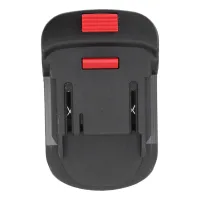 Adaptador De Batería De 18 V A 20 V, Abs Negro – Compatible Con Herramientas De Bricolaje, Protección Integrada – Tamaño Compacto 11 X 7 X 4 Cm