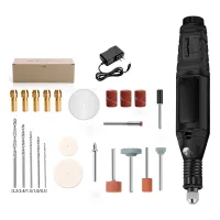 Taladro Eléctrico Miniatura De 12 V Y 13 W, Abs, Multifuncional Para Tallar, Pulir Y Cortar Huesos, Juego De 1 Pieza, Incluye Componentes Electrónicos Y Superficie Antideslizante.