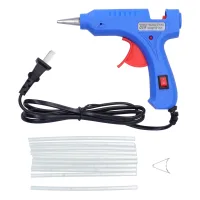 Pistola De Pegamento Caliente Diy De 20 W Para Madera, Plástico, Vidrio Y Metal Con 10 Barras De Pegamento Y Accesorios.