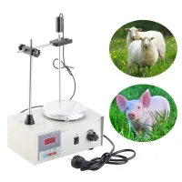 Agitador Magnético De Laboratorio 85-2 Con Placa Calefactora Y Pantalla Digital – Capacidad De 1000 Ml, Placa De Acero Inoxidable De 13 Cm, Control De Velocidad De 60 A 2000 Rpm, Para Aplicaciones Cie