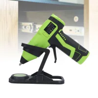 Juego Multifuncional De Pistola De Pegamento Termofusible Usb Inalámbrica De Calentamiento Rápido Para Manualidades Y Reparación De Muebles, 7,4 V Cc, Aleación De Aluminio, Abs, Con 10 Barras De Pegam