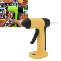 Pistola De Pegamento Caliente Inalámbrica, Recargable Y Sin Goteo, Con Conexión Usb, Que Incluye 30 Barras De Pegamento Y Función De Apagado Automático.