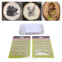 Juego De Pirograbado Con Puntas De Cobre: Incluye 110 Letras, Números Y Símbolos Para Manualidades En Madera Y Cuero, Además De Una Caja De Almacenamiento.