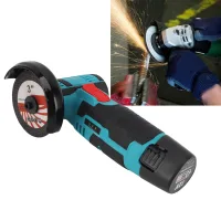 Amoladora Angular Inalámbrica De 3 Pulgadas, Amoladora Eléctrica De 12 V, Mini Amoladora De Corte De 1500 Mah Para Pulir Abs, Enchufe Europeo, 100–240 V.