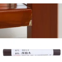 Lápiz De Cera Para Reparar Madera – Lápiz De Retoque Para Reparar Imperfecciones, Arañazos Y Manchas En Suelos De Parqué, Muebles De Madera Y Paneles Decorativos – Material No Tóxico – 11 X 1,3 Cm – T
