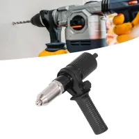 Adaptador De Remachado Eléctrico [pistola De Remachado] Para Taladros, Accesorio Estable Y Antideslizante Con Boquillas De Acero Inoxidable Y Plástico De 2,4/3,2/4,0/4,8 Mm, 1 Mango + 1 Pistola + Acce