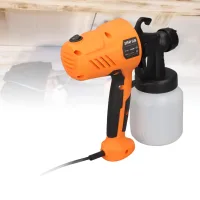 Pistola Pulverizadora Eléctrica Para Pintura – Atomización Fina, 3 Patrones De Pulverización Ajustables Para Pinturas De Látex En Paredes, Techos Y Muebles – Naranja