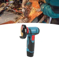 Amoladora Angular Compacta De 12 V Con 2 Discos De Corte Y Batería De Litio De 1500 Mah Para Metal, Madera, Plástico, Abs Y Acero Inoxidable.