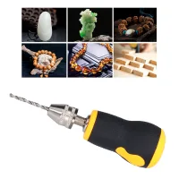 Mini Taladro Manual Con Superficie Antideslizante, Brocas De 0,5–3,2 Mm Para Madera, Plástico, Pvc+carbono, 10 Brocas, Estuche De Almacenamiento