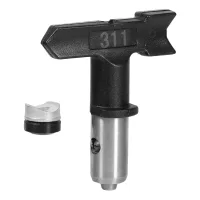 Boquilla De Pulverización Sin Aire Con Revestimiento Reversible, Punta/boquilla De Acero De Tungsteno, Negra 311, Modelos Completos Para Pintura Interior Y Exterior.