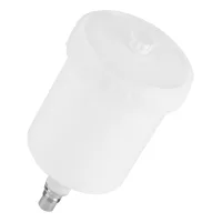 Depósito De Pintura Por Gravedad Para Pistola Pulverizadora, 600 Ml, Modelo Blanco, Conexión De Rosca Externa, Unidad Incluida En El Envío.