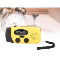 [radio] [sin Especificar] [radio Solar Con Manivela] Radio Solar Multifuncional De Emergencia Con Batería Externa De 2000 Mah: Radio Am/fm, Wb, Noaa, Alarma Sos, Luz Led, Abs, Ipx3