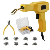 Engrapadora Térmica Para Soldadura De Plástico, 400 Grapas Para Reparación De Parachoques, Pistola De Soldadura De Carrocería - Otro