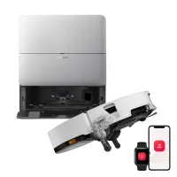 Roborock Saros 20 Sonic Robot Aspirador Y Fregasuelos, 36.000 Pa De Succión Hyperforce, Sistema De Fregado Vibrarise 5.0, Chasis Adaptilift, Evitación De Obstáculos Reactive Ai 3.0, Base Rockdock, Bla