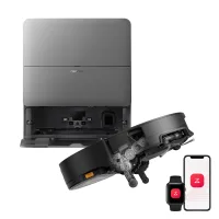 Roborock Saros 20 Sonic Robot Aspirador Y Fregasuelos, 36.000 Pa De Succión Hyperforce, Sistema De Fregado Vibrarise 5.0, Chasis Adaptilift, Evitación De Obstáculos Reactive Ai 3.0, Base Rockdock, Neg