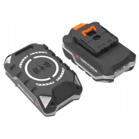 Yard Force Batería De Iones De Litio 20 V Negra