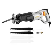 Sierra De Sable 710w: Dekopro Sierra Eléctrica Para Madera Con 4 Hojas, Velocidad Variable 2800 Spm, Cambio De Hoja Sin Herramientas, Para Cortar Madera Y Metal