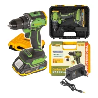 Atornillador A Batería Procraft Pa18pro 20 V 30 Nm Sin Escobillas + 1 Batería De 1,5 Ah + Cargador + Maletín