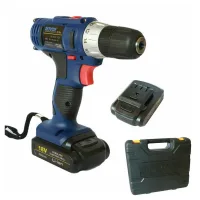 Trade Shop - Avvitatore Trapano A Batteria 18v 2 Batterie Litio Ricaricabile In Valigetta -