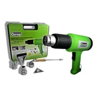 Trade Shop - Sverniciatore Pistola Termica 2000w Aria Calda 300-500 Gradi 6 Accessori -
