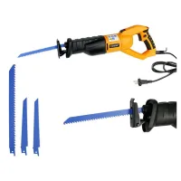 Trade Shop - Seghetto Alternativo A Gattuccio Elettrico 700 Watt 3 Lame Taglia Legno Metallo -