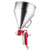 Pistola Pulverizadora Con Tolva – Herramienta Texturizada Y Pulverizadora Para Placas De Yeso – Capacidad De 6 L (1,58 Gal) – Incluye 3 Boquillas (4,0 Mm / 6,0 Mm / 8,0 Mm)