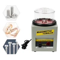 Magnetischer Tumbler, Schmuckpolierer 2000 U/min, Magnetischer Polierer 9 Zoll, Kapazität 6,6 Lb, Zeitsteuerung Von 1 Bis 60 Minuten Für Schmuck (kt185)