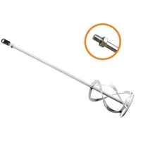 Mezclador 135x600 M-14 Para Mortero Triple Espiral Galvanizado Ebertools