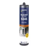 Fplus Silicona Neutra Bostik S345 Blanca 280 Ml. , Bostik S345 Silicona Neutra Es Una Silicona Neutra Versátil Con Fungicida El Producto Cura Bajo la Influencia De Humedad Para For