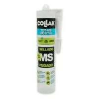 Collak - Sellador Polímero Transparente 300ml Tot-ms Cristal De